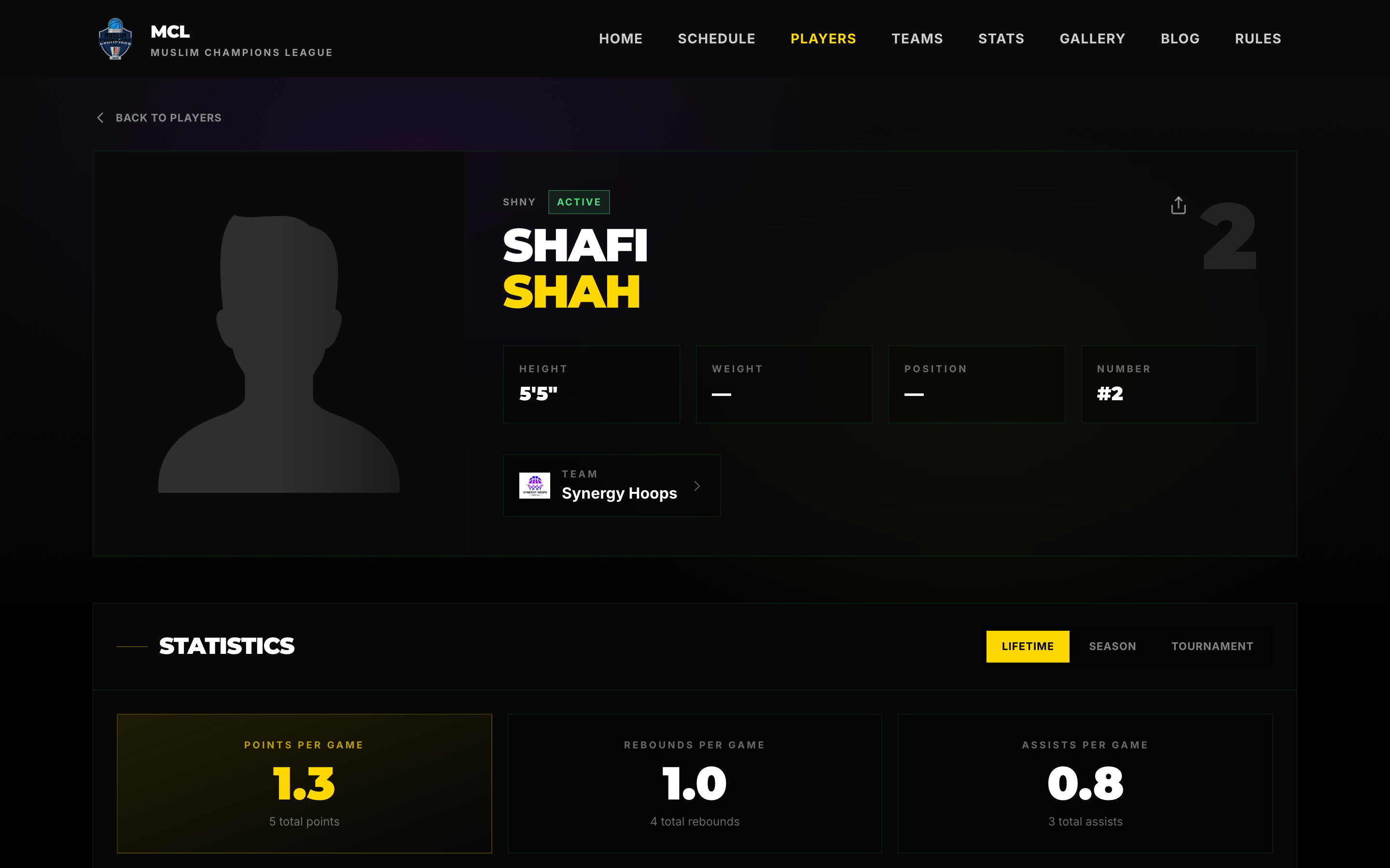 Player highlight overlay showing headshot, name, and jersey number