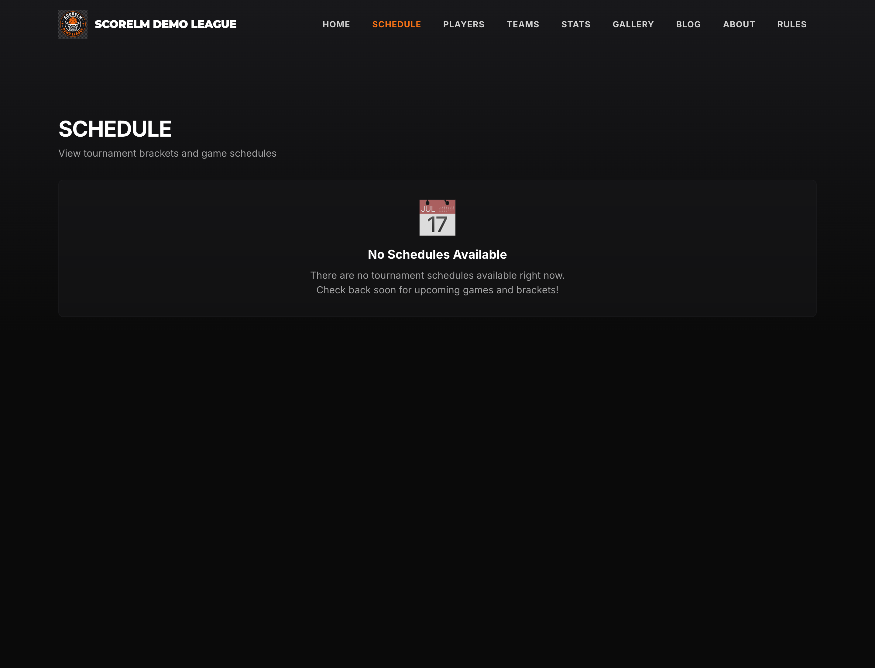 Public bracket page fans can follow, with matchups, scores, and the path to the final